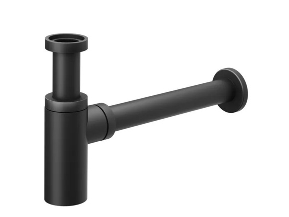 Стилен сифон за мивка Black