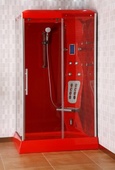 Червена хидромасажна душ кабина ICSH 8619 R