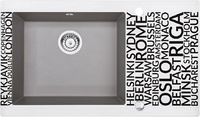 Модерен кухненски умивалник Capella Graphics 4 Metallic Grey