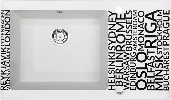 Стилна кухненска мивка Capella Graphics 4 Alabaster