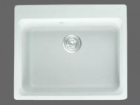 Бяла кухненска мивка ICGS 8106 W
