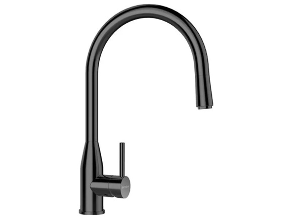 Елегантен смесител за кухня Kavus Gun Metal Pullout