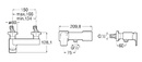 Хромирана душ батерия Roca L90 (1)