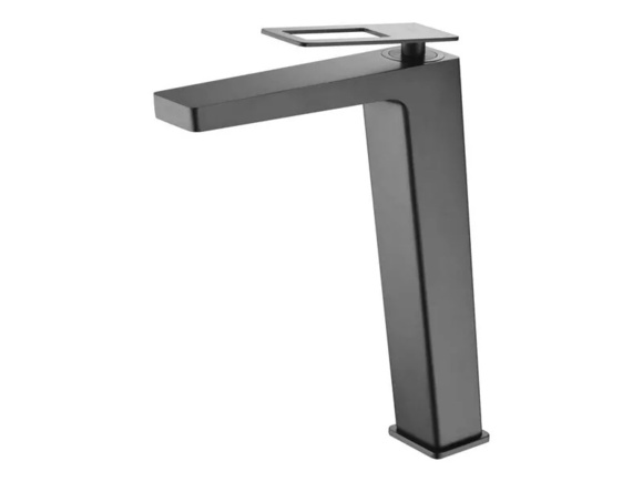 Висок смесител за мивка Suecia Black Mat