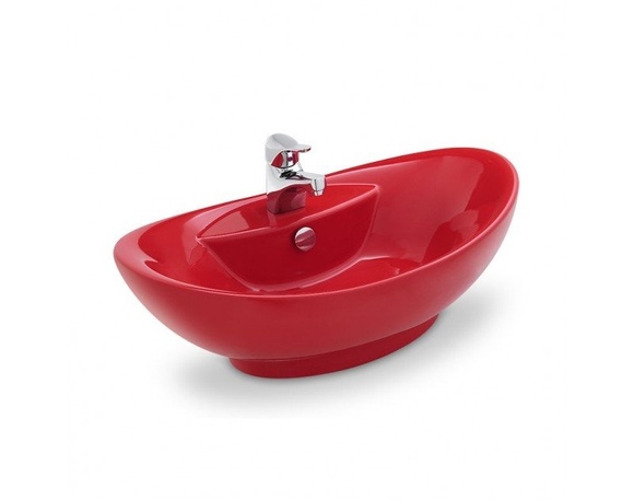 Изискана мивка за плот Bowl Red