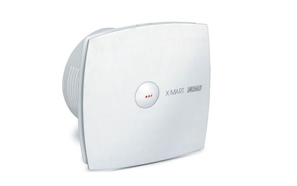 Вентилатор за баня X-Mart 12 Матик в бял цвят